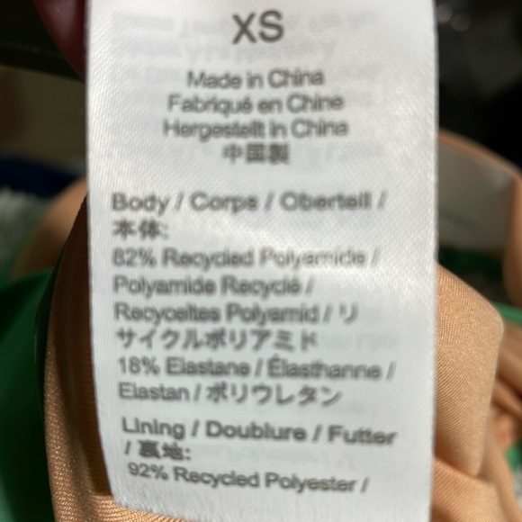 J Crew High Rise Bikini Swim Bottom Green XS (0-2) NWT Lined UPF Protect - Picture 6 of 6